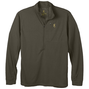 Picture of Browning Early Season 3/4 Zip Shirt Major Brown M 3010569802