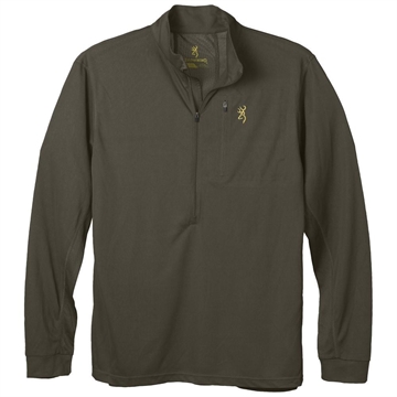 Picture of Browning Early Season 3/4 Zip Shirt Major Brown S 3010569801