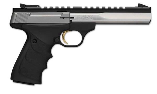 Picture of BROWNING HGA 22 LR 5.5" BBL SS SYNTHETIC URX ADJ 10/RD MAG BUCKMARK COUNTOUR STAINLESS 051507490 AMCHAR_DIRECT-BROG051507490