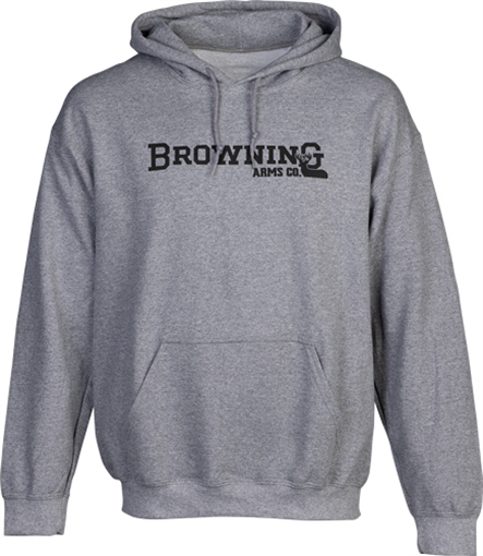 Picture of BROWNING HOODIE BACKFENCE HEATHER GRAY LARGE 5030026903 048702502941