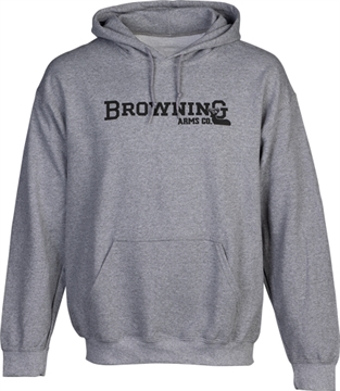 Picture of BROWNING HOODIE BACKFENCE HEATHER GRAY XLARGE 5030026904 048702502958