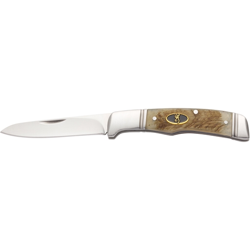 Picture of Browning Joint Venture Pocket Knife Jigged Sheep Horn - 3" Blade 3220011