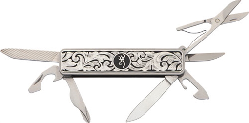 Picture of BROWNING KNIFE MORGAN FOLDER LARGE MULTI FUNCTION ENGRAVED* 3220591