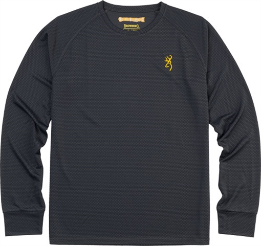 Picture of BROWNING LS TECH TEE CARBON GRAY LARGE! 3011747903