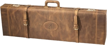 Picture of BROWNING LUGGAGE CASE O/U TO 34" BBL DISTRESSED LEATHR BRN< 1424208408
