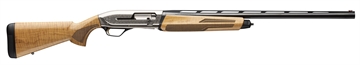 Picture of Browning Maxus II Ultimate Maple, Semi-automatic Shotgun, 12 Gauge, 3" Chamber, 28" Barrel, Nickel Plated Receiver, Silver, Fiber Optic Front Sight, AAAA Grade Maple Stock, Includes 3 Choke Tubes - F,IM,M, 4 Rounds 011777204