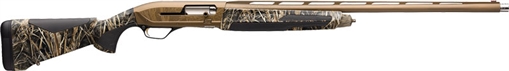 Picture of Browning Maxus II Wicked Wing 12 Gauge 3.5" 4+1 (2.75") 26" Burnt Bronze Cerakote Barrel/Rec, Realtree Max-7 Camo Stock w/SoftFlex Cheek Pad & Overmolded Grip Panels 011747205