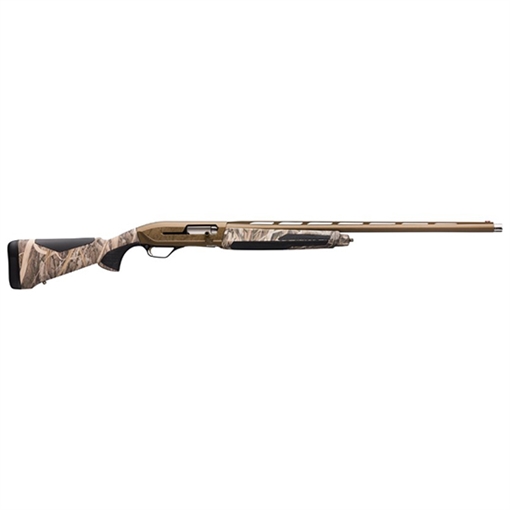 Picture of Browning Maxus II Stalker, Semi-automatic Shotgun, 12 Gauge, 3.5" Chamber, 28" Vent Rib Barrel, Cerakote Finish, Burnt Bronze, Mossy Oak Shadow Grass Habitat Stock, Includes 3 Choke Tubes - Improved Cylinder, Modified & Full Invector, Right Hand, 4 Rounds 011705204
