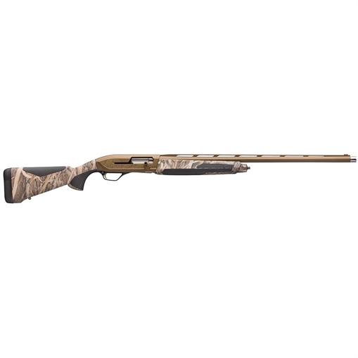 Picture of Browning Maxus II Wicked Wing, Semi-automatic Shotgun, 12 Gauge, 3.5" Chamber, 26" Vent Rib Barrel, Cerakote Finish, Burnt Bronze, Mossy Oak Shadow Grass Habitat Stock, Includes 3 Choke Tubes - Improved Cylinder, Modified & Full Invector, Right Hand, 4 Rounds 011705205