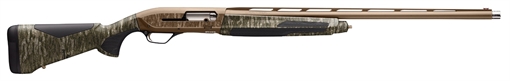Picture of Browning Maxus II Wicked Wing, Semi-automatic Shotgun, 12 Gauge, 3.5" Chamber, 28" Barrel, Cerakote Finish, Burnt Bronze, Mossy Oak Bottomland Composite Stock, Includes 3 Choke Tubes - Improved Cylinder, Modified & Full Invector, Right Hand, 4 Rounds 011706204