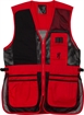 Picture of BROWNING MESH SHOOTING VEST R-HAND SM BLACK/RED TRIM 3050267101