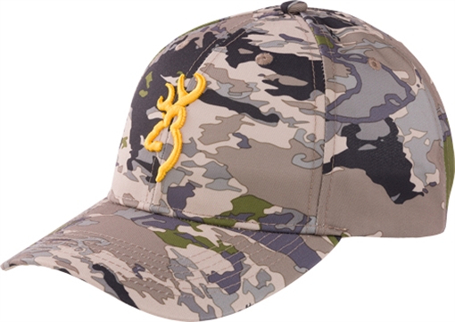 Picture of BROWNING RIMFIRE CAP BUCKMARK LOGO OVIX CAMO VELCRO 308379341