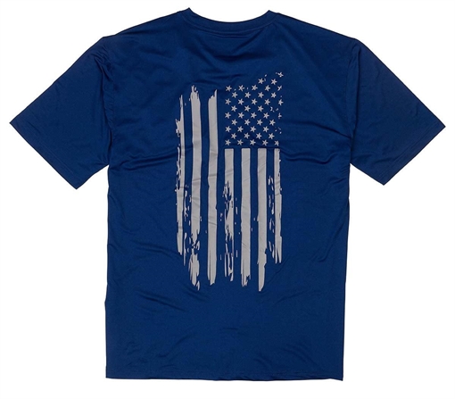 Picture of BROWNING SHT,SUN,SHOOT,SS,NAVY,FLAG,L 3010579503
