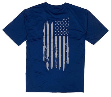 Picture of BROWNING SHT,SUN,SHOOT,SS,NAVY,FLAG,L 3010579503