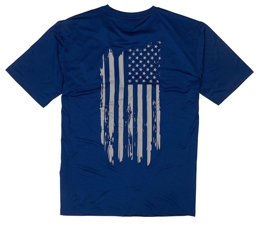 Picture of BROWNING SHT,SUN,SHOOT,SS,NAVY,FLAG,XL 3010579504
