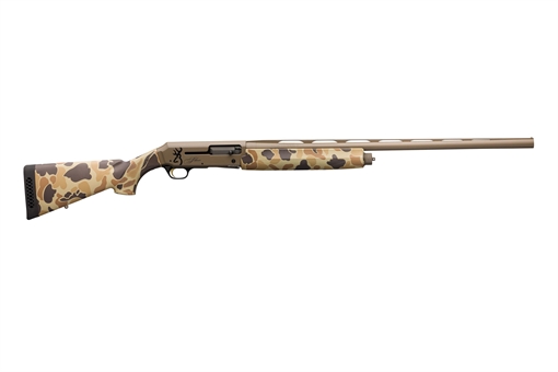Picture of Browning Silver Field, Semi-automatic Shotgun, 12 Gauge, 3.5" Chamber, 26" Barrel, Cerakote Finish, Flat Dark Earth, Vintage Tan Camo Composite Stock and Forend, Bead Front Sight, Includes 3 Choke Tubes - F,M,IC, 4 Rounds 011430205