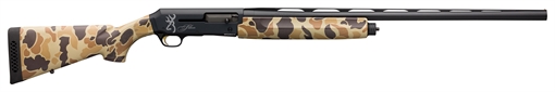 Picture of Browning Silver Field 12 Gauge 26" 3.5" 4+1, Alloy Receiver With Black/Charcoal Bi-Tone Finish, Vintage Tan Camo Synthetic Stock With Textured Gripping Surface 011431205
