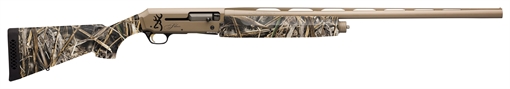 Picture of Browning Silver Field 12 Gauge 3.5" 4+1 (2.75") 28", FDE Barrel/Rec, Realtree Max-7 Camo Synthetic Stock With Textured Gripping Surface 011434204