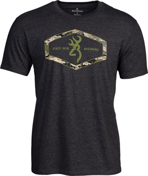 Picture of BROWNING SS T-SHIRT BROWNING HEXLOCK DARK GRAY XLARGE 5010017904 048702500640