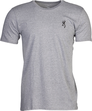 Picture of BROWNING SS T-SHIRT HUNT TOUGH HEATHER GRAY XLARGE 5010156904 048702502415
