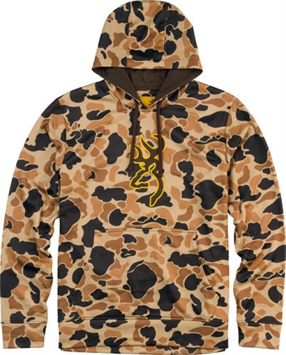 Picture of BROWNING TECH HOODIE LS VINTAGE TAN LARGE 3011881203