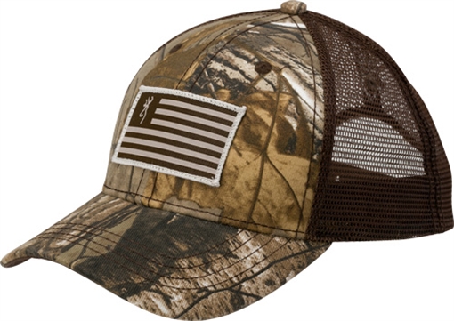 Picture of BROWNING CAP PATRIOT FLAG/BUCK MARK PATCH REALTREE XTRA ADJ 308176881