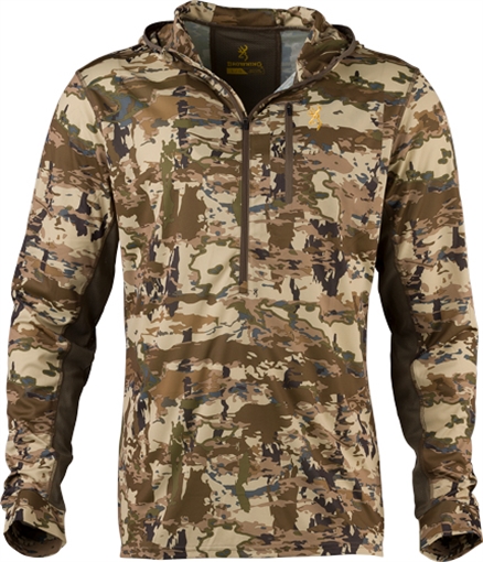Picture of Browning Early Season Hooded Long Sleeve Shirt Auric Camo L 3010823503