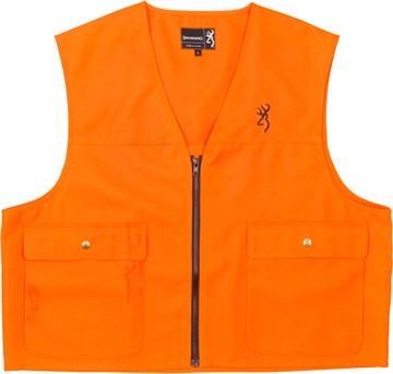 Picture of BROWNING SAFETY VEST BUCK MARK LOGO BLAZE ORANGE 2XL 3051000105
