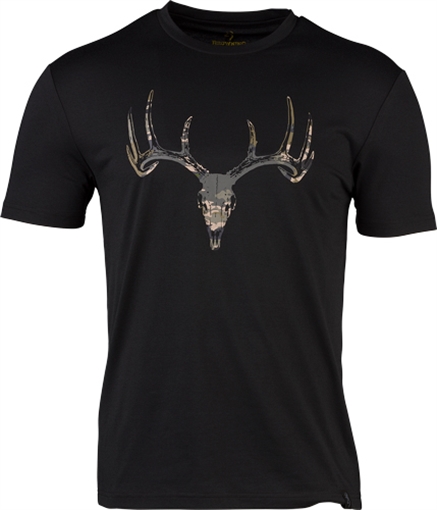 Picture of BROWNING SS PERF CAMP SHIRT WHITETAIL LOGO BLACK LARGE< 3014789903