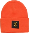 Picture of BROWNING STILL WATER BEANIE BLAZE ORANGE W/BUCK MARK PATCH 308657011