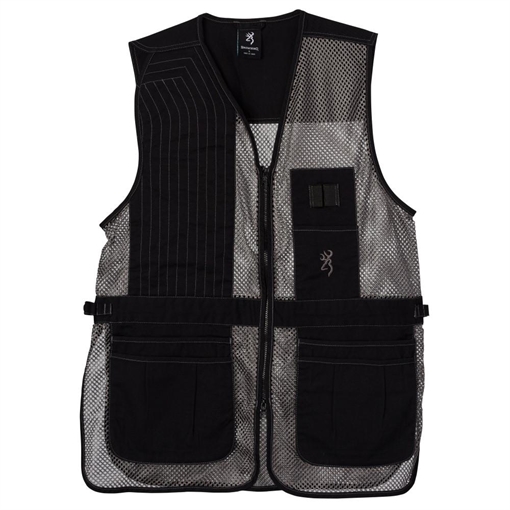 Picture of Browning Trapper Creek Mesh Shooting Vest Grey M 3050269902