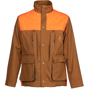 Picture of Browning Browning Upland Jacket Tan/Blaze 2XL 3041193205