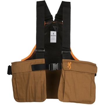Picture of Browning Browning Upland Strap Vest Tan/Blaze OSFM 3012724805