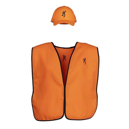 Picture of BROWNING VEST/CAP COMBO BKMRK BLAZE ORG 30512901