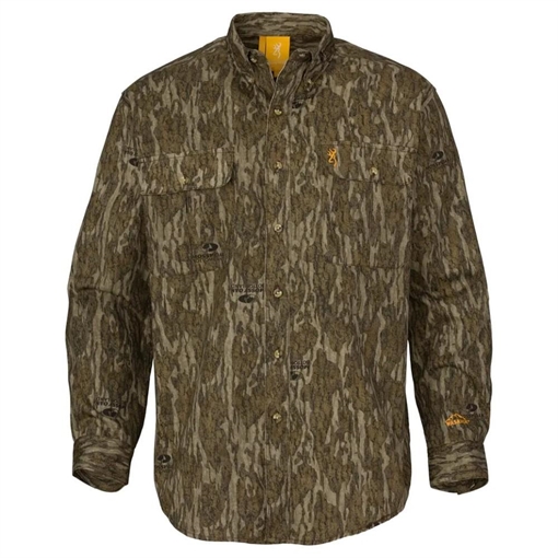 Picture of Browning Wasatch-CB Shirt Button-Front 2 Pocket Mossy Bottomland M 3017801902