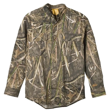 Picture of Browning Wasatch-CB Shirt Button-Front 2 Pocket Mossy Oak Shadow Grass Habitat 2XL 3017805905