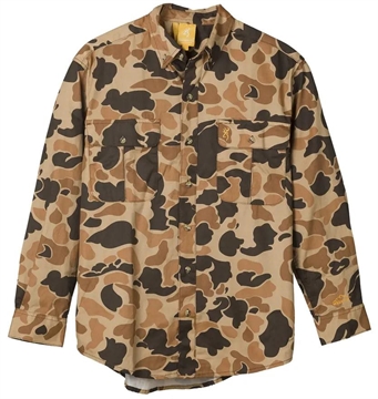 Picture of Browning Wasatch-CB Shirt Button-Front 2 Pocket Vintage Tan Camo XL 3017801204