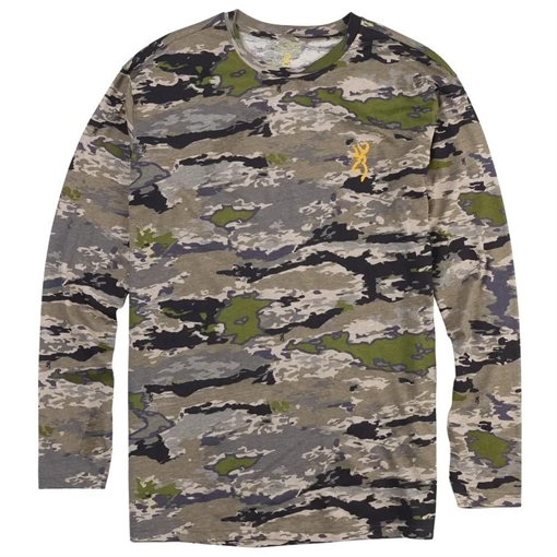 Picture of Browning Wasatch Long Sleeve T-Shirt Ovix Camo S 3017823401
