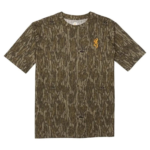 Picture of Browning Wasatch Short Sleeve T-Shirt Mossy Oak Bottomland L 3017811903 023614935254