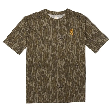 Picture of Browning Wasatch Short Sleeve T-Shirt Mossy Oak Bottomland S 3017811901
