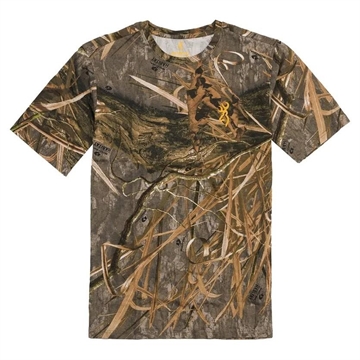 Picture of Browning Wasatch Short Sleeve T-Shirt Mossy Oak Shadow Grass Habitat XL 3017815904