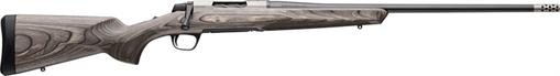Picture of Browning X-Bolt 2 Hunter Full Size 7mm PRC 3+1 24" Matte Blued Threaded Sporter Barrel, Drilled & Tapped Stainless Steel Receiver, Fixed Gray Laminate Stock, Radial Muzzle Brake 036092298