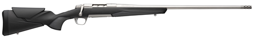 Picture of Browning X-Bolt 2, Hunter Composite, Bolt Action Rifle, 308 Winchester, 22" Sporter Contour Barrel, 1:10 Twist, Threaded M13X.75, Muzzle Brake, Matte Stainless Finish, Silver, Black Composite Adjustable Varl-Tech Stock, 4 Rounds, 1 Magazine 036008218