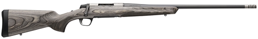 Picture of Browning X-Bolt 2 Hunter Full Size 308 Win 4+1 22" Matte Blued Threaded Sporter Barrel, Drilled & Tapped Stainless Steel Receiver, Fixed Gray Laminate Stock, Radial Muzzle Brake 036092218