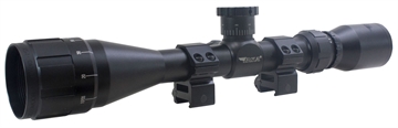 Picture of BSA Sweet .17 3-9x40mm Adjustable Objective Rifle Scope SFP 30/30 Reticle Non Illuminated Black with Dovetail Rings Blister 17-39X40AOWRTB 1739X40AO
