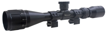 Picture of BSA Sweet 22 with Matte Black Finish, 3-9x 40mmAO, 30/30 Duplex Reticle, 1" Tube, 25 MOA Adj Size & Dovetail Mount Type Includes Rings 2239X40AOW