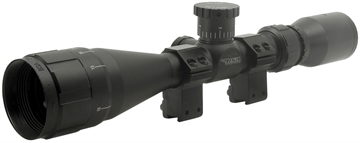 Picture of BSA Optics Sweet 22, Rimfire Scope, 4-12X40mm, 1" Maintube, 30/30 Duplex Reticle, Black Color, Designed for 22LR 22-412X40AOWRTB 22412X40AO