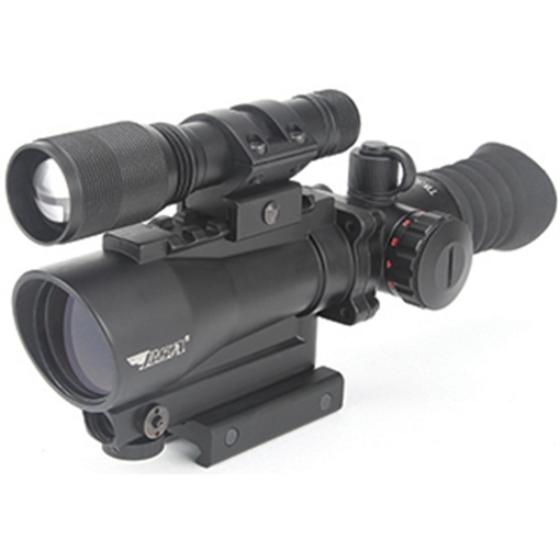 Picture of BSA 30MM Red Dot with Laser and Flashlight Matte Black 1 x 30 mm 5 MOA Red Dot Reticle Red Laser White LED TW30RDLL