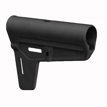 Picture of Magpul MAG1143-BLK BSL Arm Brace Black Synthetic with M-LOK Compatible Slots & Ambidextrous Rear QD Cup for AR-Pistol Platform with Mil-Spec Tube (Tube Not Included) MAG1143BLK