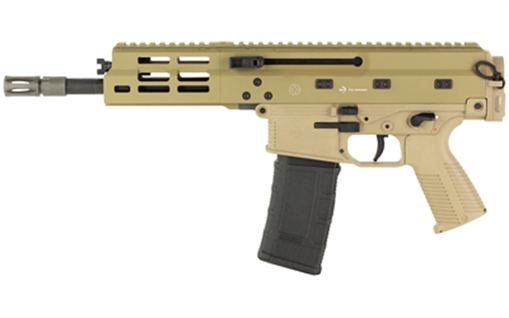 Picture of B&T USA APC300 Pro, Semi-automatic, Pistol, 300 Blackout, 11" Barrel, Matte Finish, Coyote, Ambidextrous, Manual Safety, Front/Rear Flip Sights, 30 Rounds, 1 Magazine BT-361660-CT